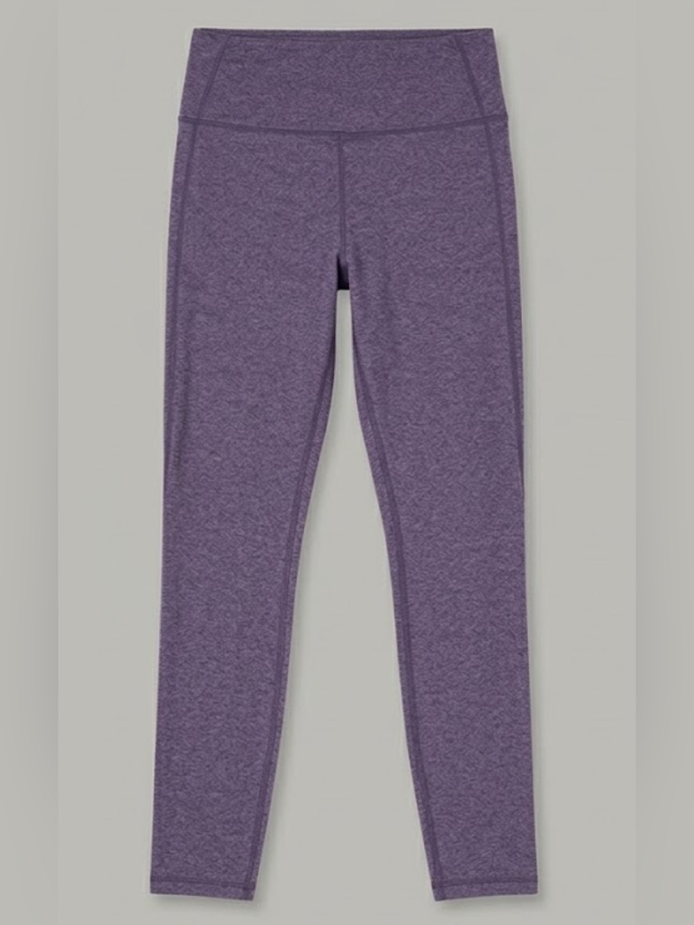 Max Coco Keyhole Heathered Purple Active Leggings, Size M- workout, yoga, dance